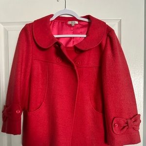 Jade Coral/pink swing jacket. Size Large